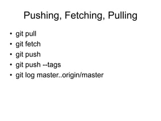 Git One Day Training Notes | PPTX