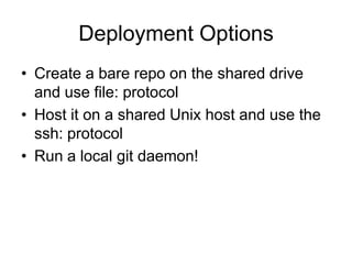 Git One Day Training Notes | PPTX