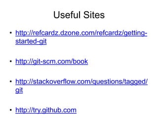 Git One Day Training Notes | PPTX