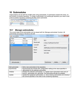 Git extensionsusermanual v09 | PDF