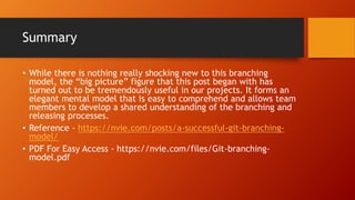 Gitflow - Branching and Merging Flow for Git | PPTX
