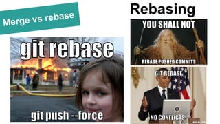 Merge vs rebase Rebasing
 