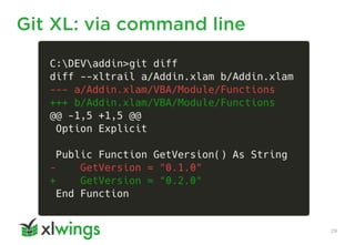 Git XL: via command line
29
 
