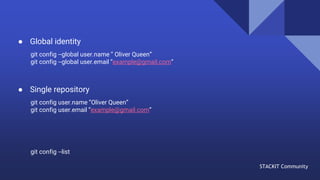 Introduction to GIT versioning | PPTX