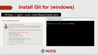 Install Git for (windows)
https://git-scm.com/download/win