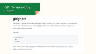 GIT & Github introduction for beginners | PPTX