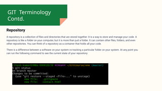 GIT & Github introduction for beginners | PPT