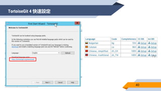 TortoiseGit 4 快速設定
40
 