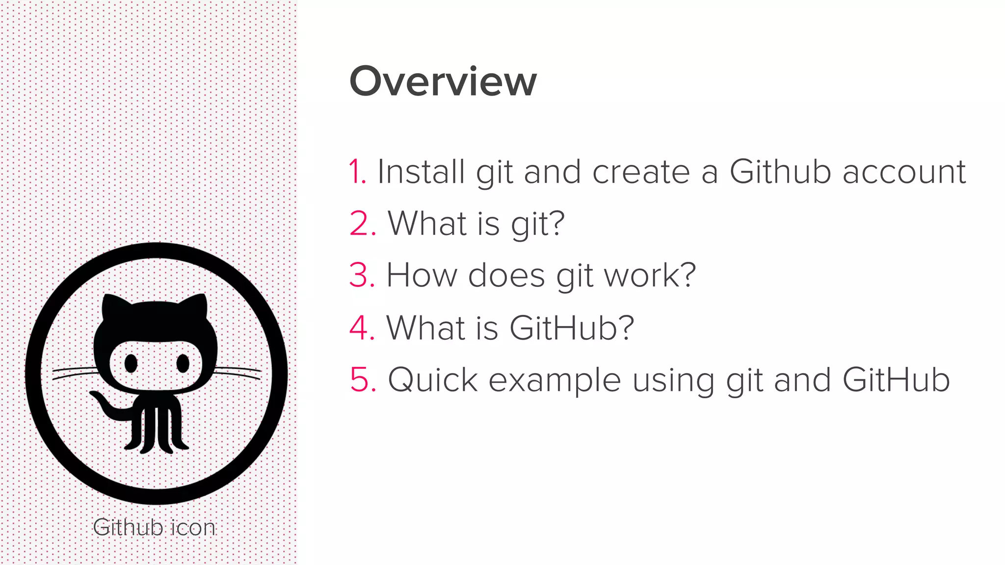 Git 101: 