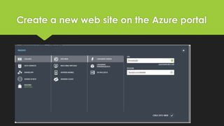 Git, gitHub, Azure and Visual Studio | PPTX