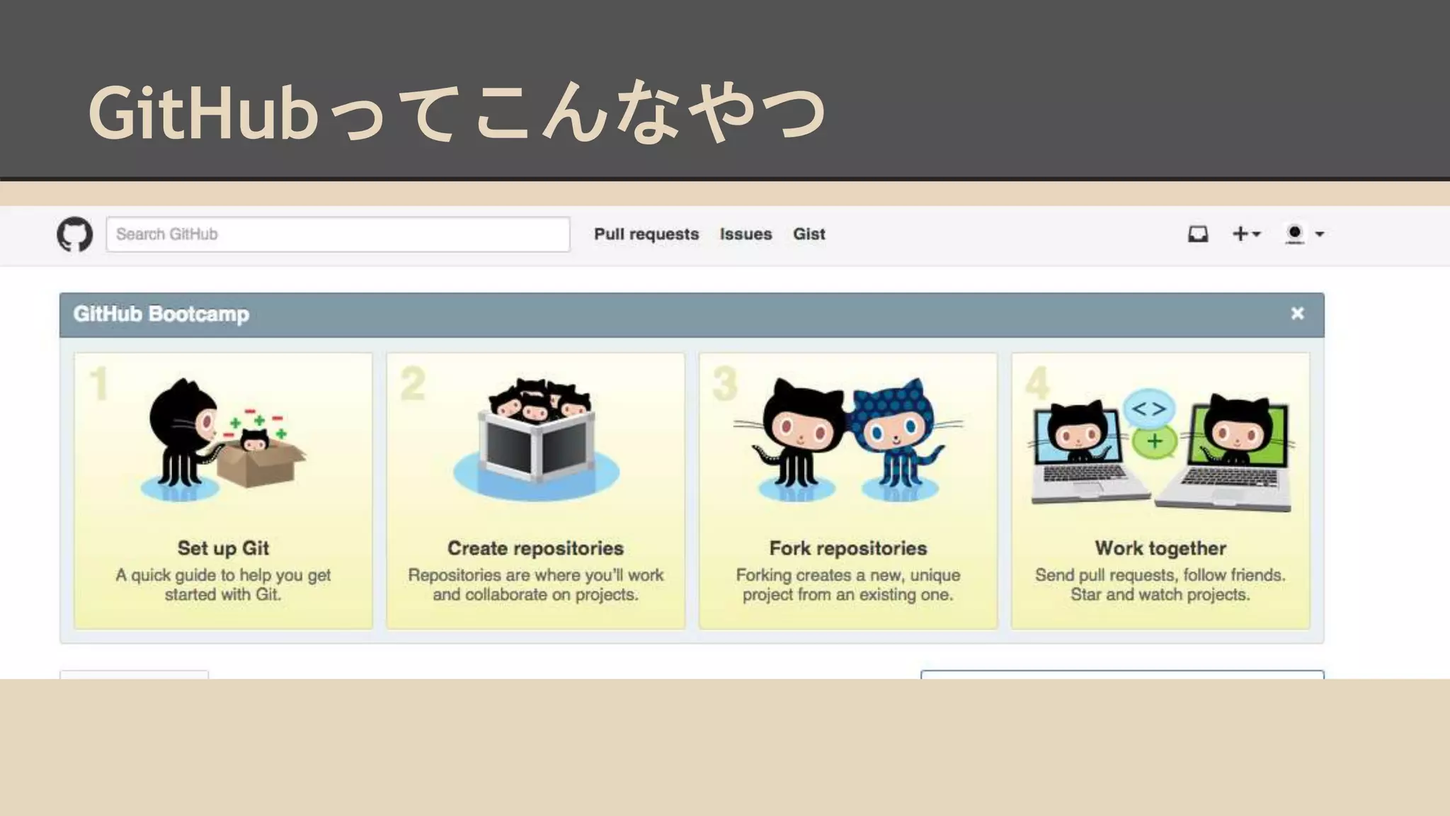 GitHubってこんなやつ
 
