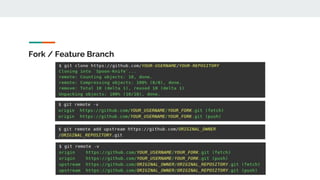 Fork / Feature Branch
 