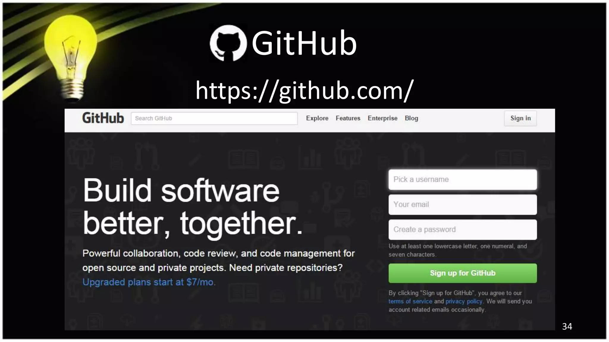 GitHub
https://github.com/
34
 