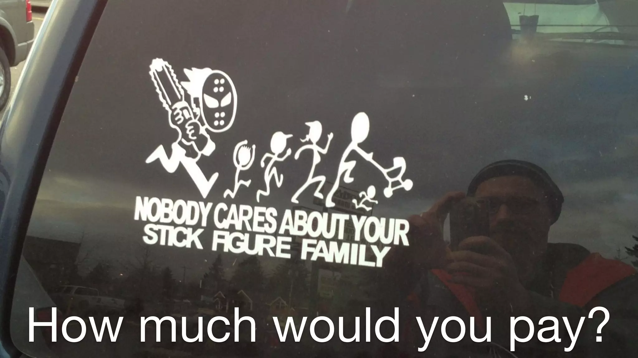 How much would you pay? 
 