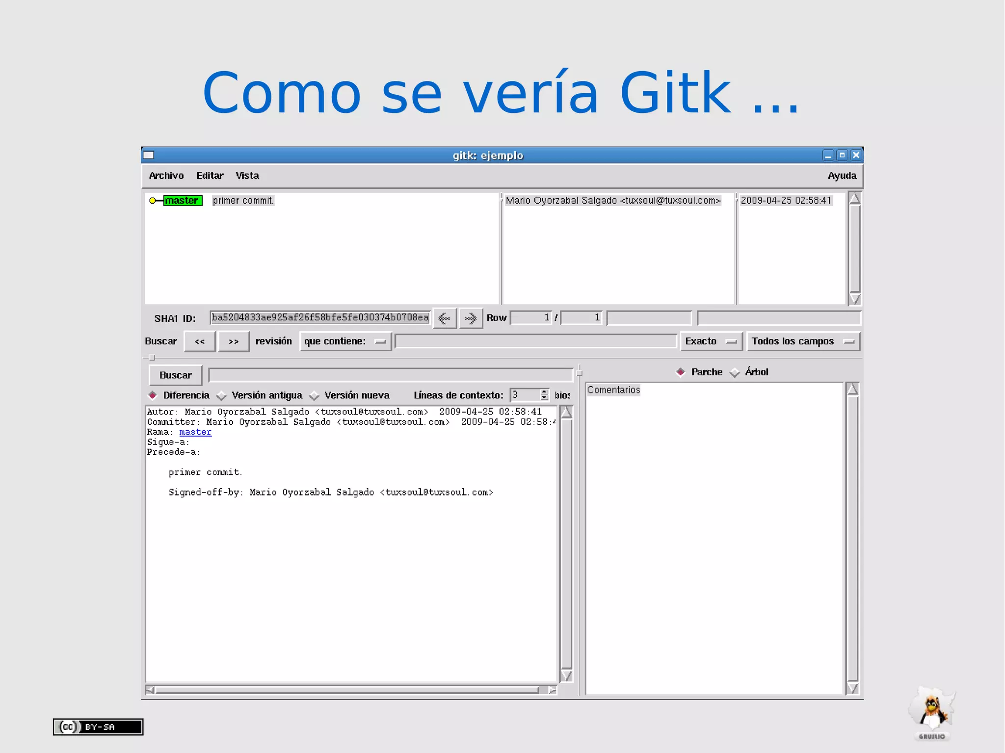 Como se vería Gitk ...Como se vería Gitk ...
 