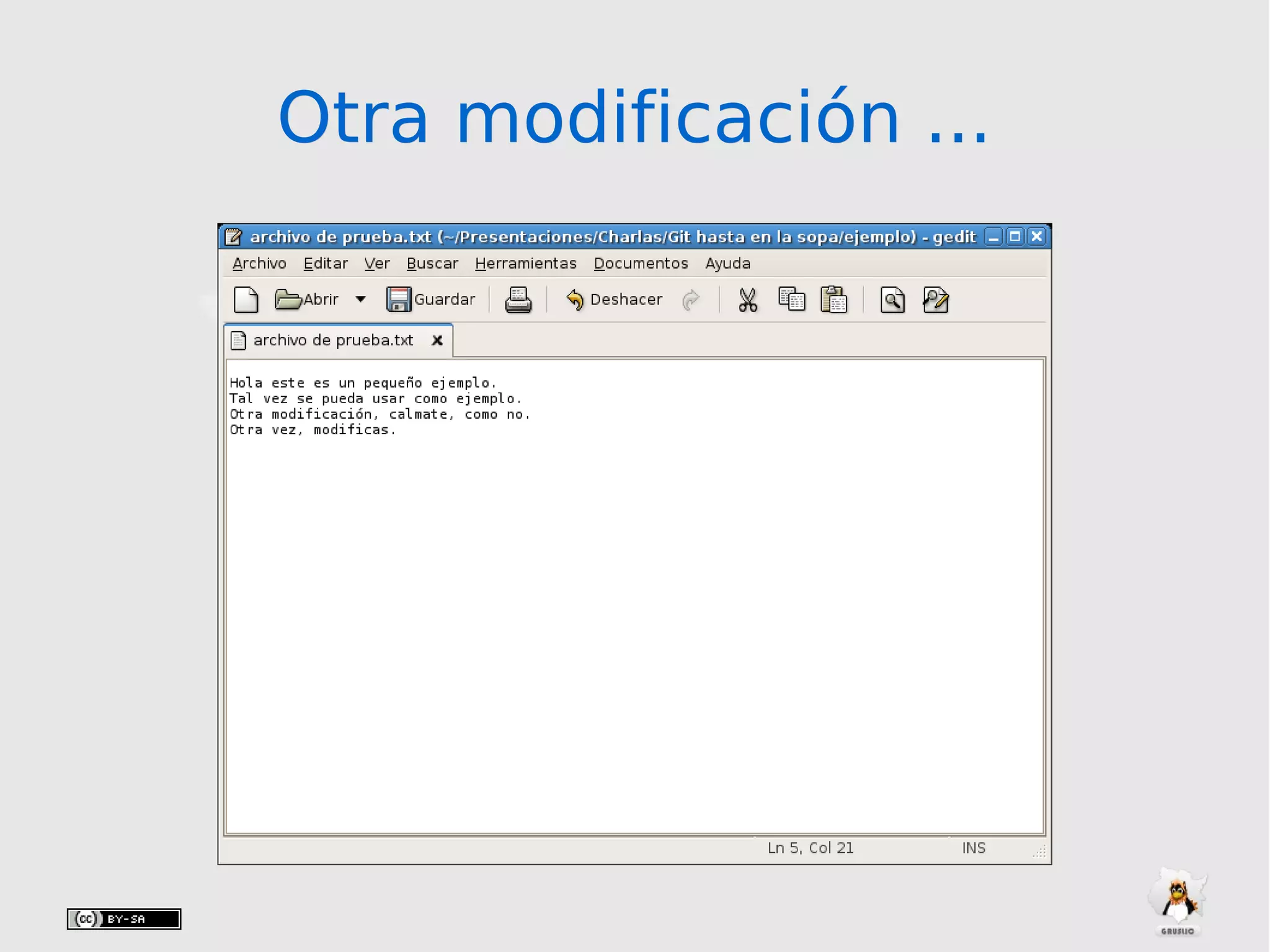 Otra modificación ...Otra modificación ...
 