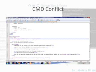 CMD Conflict
 
