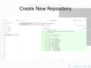 Create New Repository
 