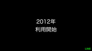 2012年
利用開始
 