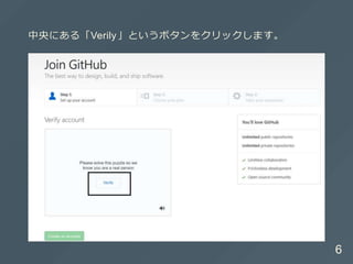 中央にある「Verily」というボタンをクリックします。
6
 
