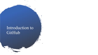Introduction to Git and GitHub Part 2 | PPT
