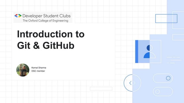 Introduction to git & GitHub | PPT