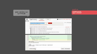 pirando com
GITHUBpeer review no
GITHUB
 