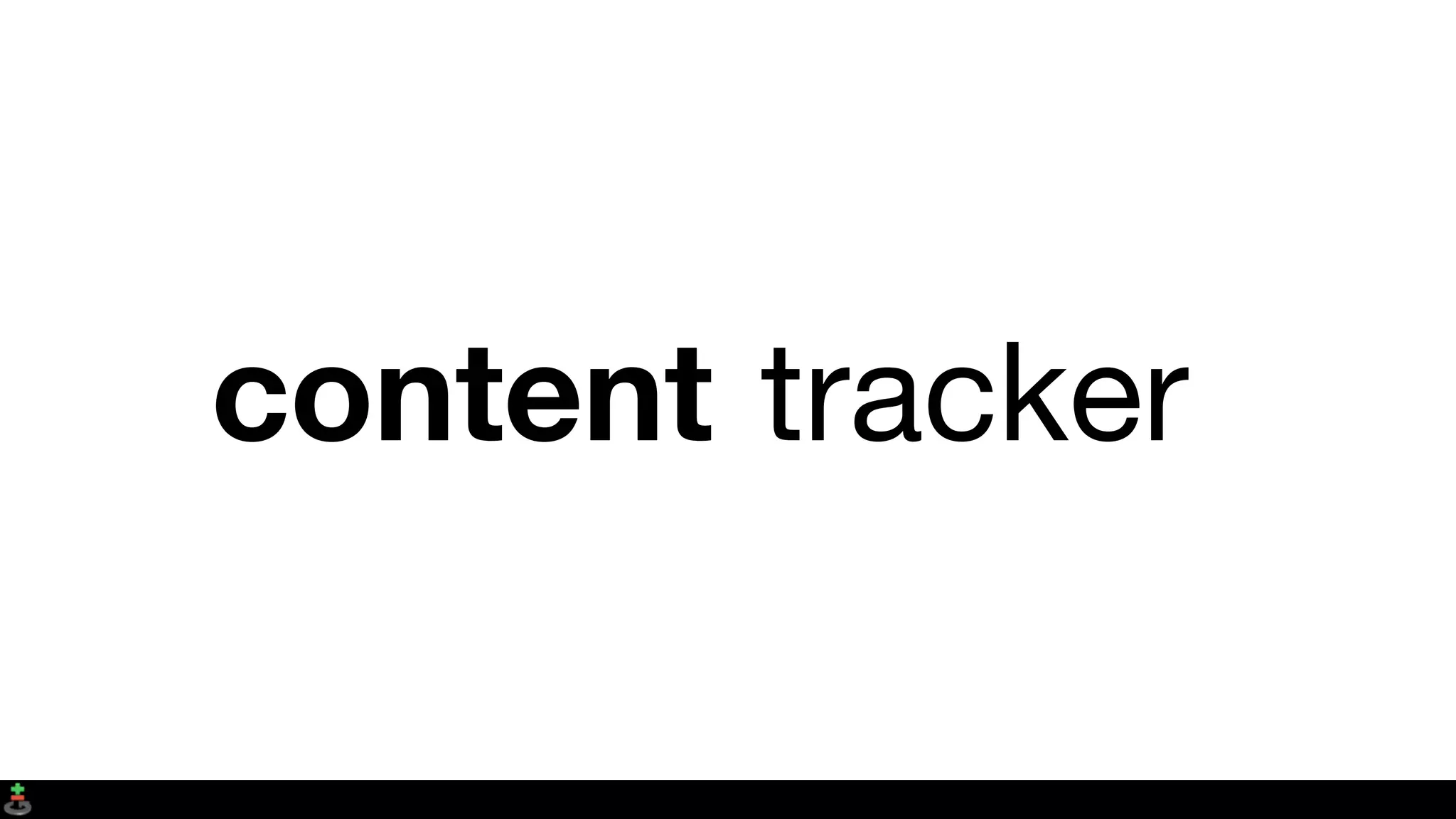 ﬁle trackercontent
 