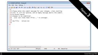 Commit Message Editor
O
ption
3
 