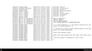Similarity Index
5b2fd956 (Stephan Beyer 2008-07-09 14:58:57 +0200 1) #include "cache.h"
c455c87c (Johannes Schindelin 2008-07-21 19:03:49 +0100 2) #include "string-list.h"
5b2fd956 (Stephan Beyer 2008-07-09 14:58:57 +0200 3) #include "rerere.h"
5b2fd956 (Stephan Beyer 2008-07-09 14:58:57 +0200 4) #include "xdiff-interface.h"
dea4562b (Junio C Hamano 2009-12-25 15:51:32 -0800 5) #include "dir.h"
dea4562b (Junio C Hamano 2009-12-25 15:51:32 -0800 6) #include "resolve-undo.h"
dea4562b (Junio C Hamano 2009-12-25 15:51:32 -0800 7) #include "ll-merge.h"
8588567c (Junio C Hamano 2010-01-16 23:28:46 -0800 8) #include "attr.h"
5b2fd956 (Stephan Beyer 2008-07-09 14:58:57 +0200 9)
ac49f5ca (Martin von Zweigbergk 2011-02-16 05:47:44 -0500 10) #define RESOLVED 0
ac49f5ca (Martin von Zweigbergk 2011-02-16 05:47:44 -0500 11) #define PUNTED 1
ac49f5ca (Martin von Zweigbergk 2011-02-16 05:47:44 -0500 12) #define THREE_STAGED 2
ac49f5ca (Martin von Zweigbergk 2011-02-16 05:47:44 -0500 13) void *RERERE_RESOLVED = &RERERE_RESOLVED;
ac49f5ca (Martin von Zweigbergk 2011-02-16 05:47:44 -0500 14)
5b2fd956 (Stephan Beyer 2008-07-09 14:58:57 +0200 15) /* if rerere_enabled == -1, fall back to detection of .git
5b2fd956 (Stephan Beyer 2008-07-09 14:58:57 +0200 16) static int rerere_enabled = -1;
5b2fd956 (Stephan Beyer 2008-07-09 14:58:57 +0200 17)
5b2fd956 (Stephan Beyer 2008-07-09 14:58:57 +0200 18) /* automatically update cleanly resolved paths to the inde
5b2fd956 (Stephan Beyer 2008-07-09 14:58:57 +0200 19) static int rerere_autoupdate;
5b2fd956 (Stephan Beyer 2008-07-09 14:58:57 +0200 20)
5b2fd956 (Stephan Beyer 2008-07-09 14:58:57 +0200 21) static char *merge_rr_path;
5b2fd956 (Stephan Beyer 2008-07-09 14:58:57 +0200 22)
90056966 (SZEDER Gábor 2009-02-14 23:21:04 +0100 23) const char *rerere_path(const char *hex, const char *file)
5b2fd956 (Stephan Beyer 2008-07-09 14:58:57 +0200 24) {
90056966 (SZEDER Gábor 2009-02-14 23:21:04 +0100 25) return git_path("rr-cache/%s/%s", hex, file);
5b2fd956 (Stephan Beyer 2008-07-09 14:58:57 +0200 26) }
5b2fd956 (Stephan Beyer 2008-07-09 14:58:57 +0200 27)
 
