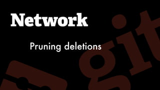 Network
Pruning deletions
 