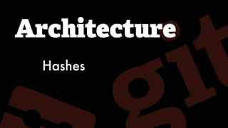 Architecture
Hashes
 