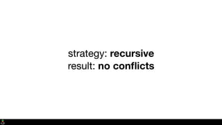 strategy: recursive
result: no conﬂicts
 