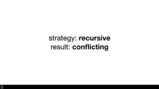 strategy: recursive
result: conﬂicting
 