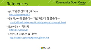 운영서버
개발서버
개발PC
master
develop
develop, feature, …
 