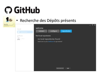 • Recherche des Dépôts présents

 