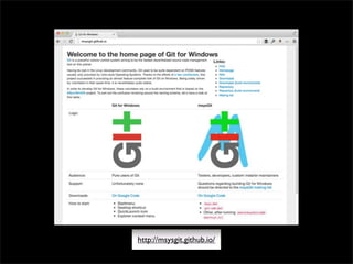 http://msysgit.github.io/
 