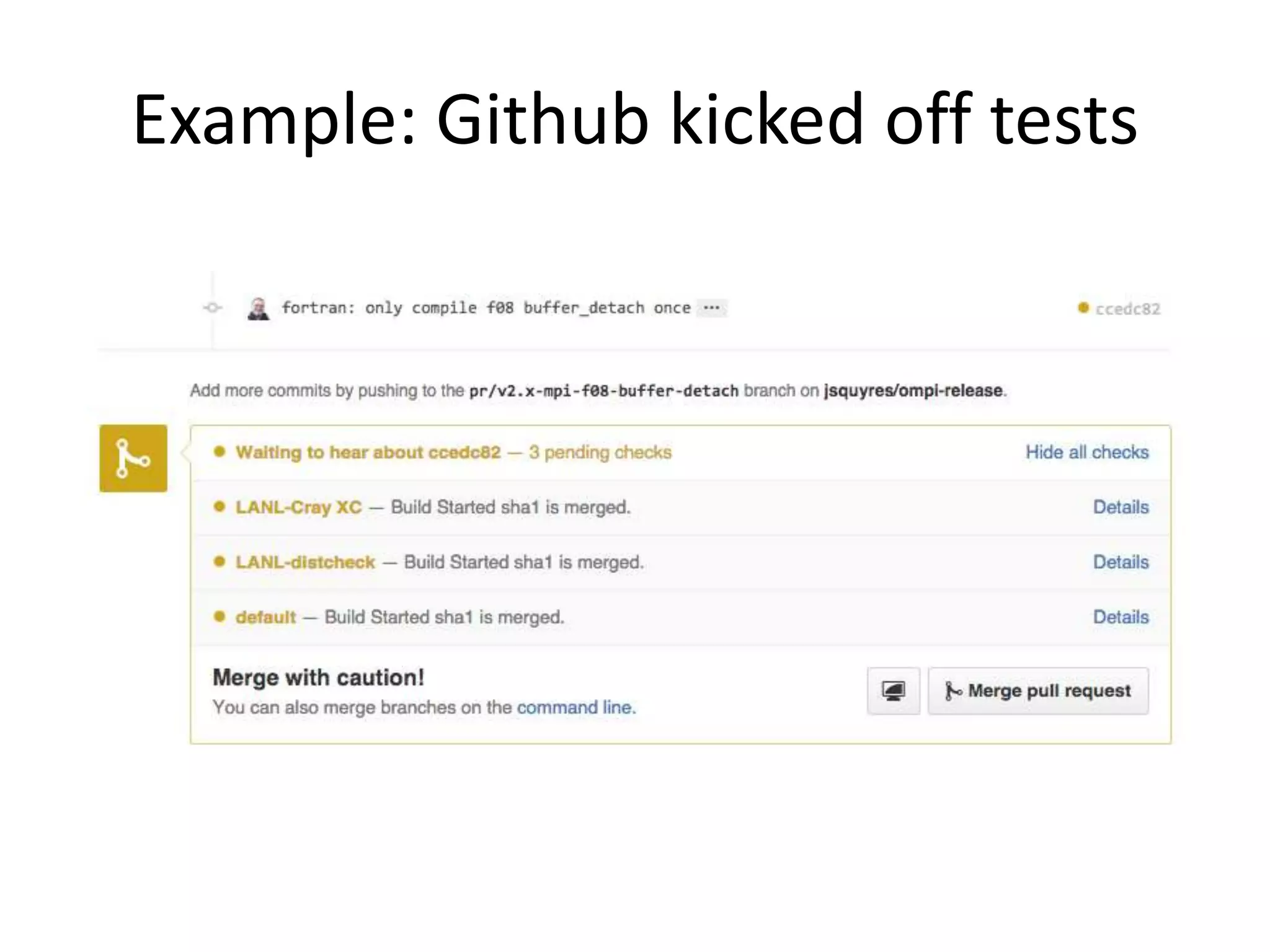 What can you do with Github
webhooks?
 