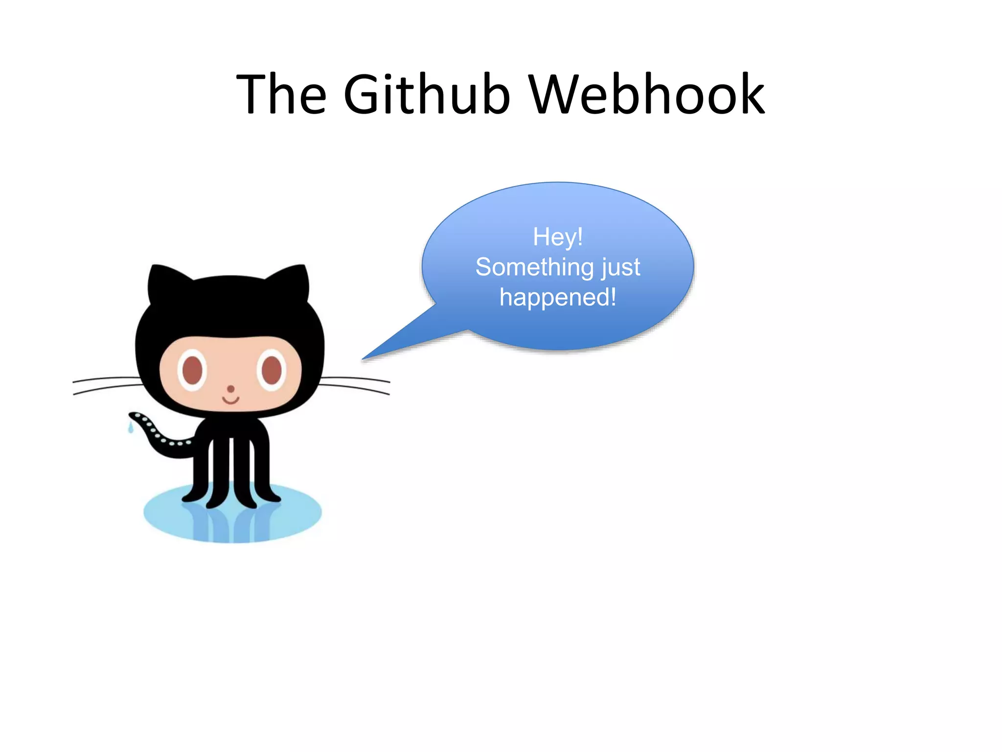 Github has other services
Wiki
 