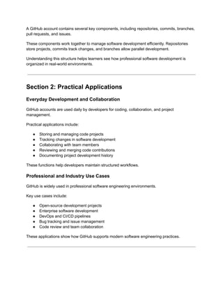 Mastering GitHub Accounts and Clean Development History for Software ...