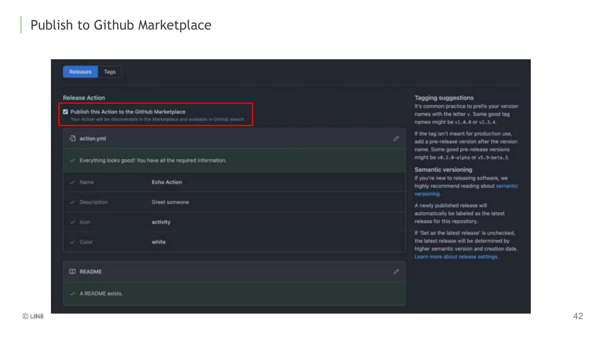 Publish to Github Marketplace
 