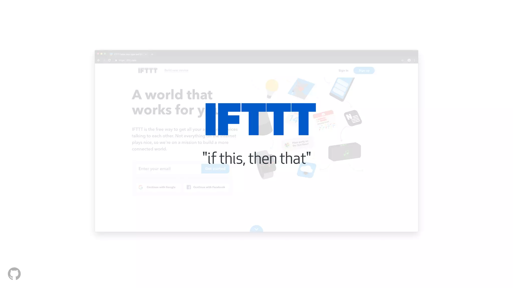  IFTTT
"ifthis,thenthat"
 
