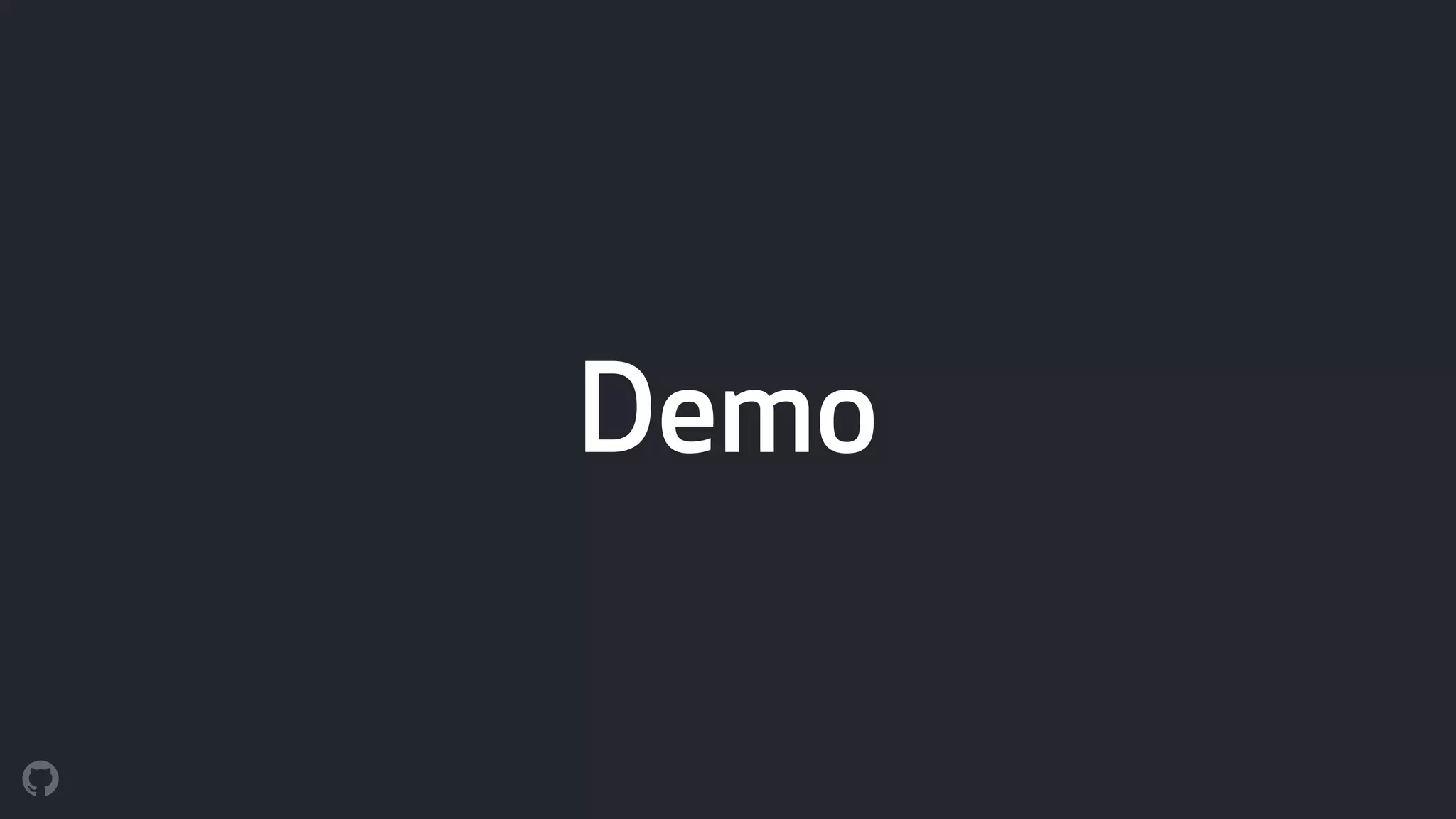 Demo
 