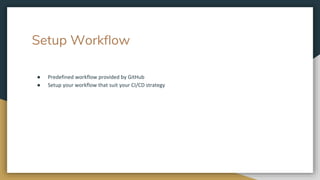 Git hub actions | PPT