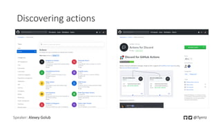 Discovering actions
Speaker: Alexey Golub @Tyrrrz
 