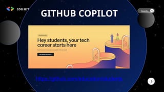GitHub and Open Source - GDGoC MIT Anna University | PPTX