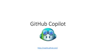GitHub Copilot
https://copilot.github.com/
 