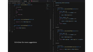 Ctrl+Enter for more suggestions
 