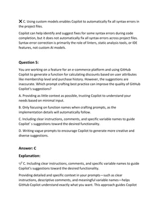 Pass GitHub Copilot Exam Dumps & Questions 2026 | PDF