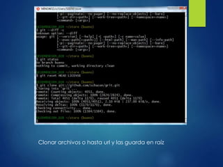 Clonar archivos o hasta url y las guarda en raíz